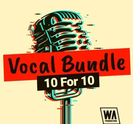 WA Production Vocal Bundle 10 For 10 WAV MiDi